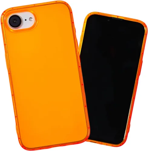 Vista 10 de SteepLab Neon Highlighter - Funda para iPhone 12 Pro Max, funda Grippy Jelly con bolsillos protectores de aire (amarillo neón llamativo)