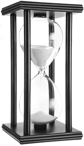 Vista 12 de hourglas - Temporizador de arena de 30/60 minutos, decoración de escritorio, reloj de arena, ampulheta
