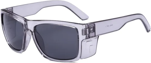Vista 16 de Gafas de sol de seguridad polarizadas UV400 – Certificado ANSI Z87.1, 100% protección UV, antirreflejos, resistentes a los impactos