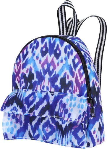 Vista 5 de Sophia's Mochila con cremallera y bolsillo frontal tamaño para muñecas de 18", Estampado floral, Estampado floral