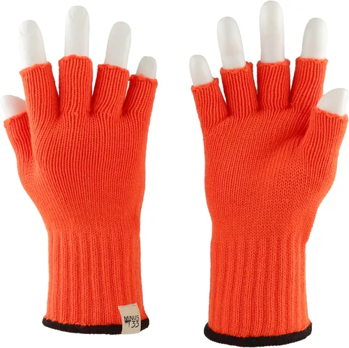 Vista 14 de Minus33 Merino Wool Forro de guantes sin dedos Gris ceniza