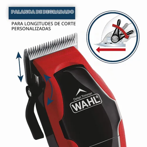 Vista 7 de Rasuradora Wahl 79900, grado de impermeabilidad 1501P para el corte del cabello (20 piezas), 1, Rojo