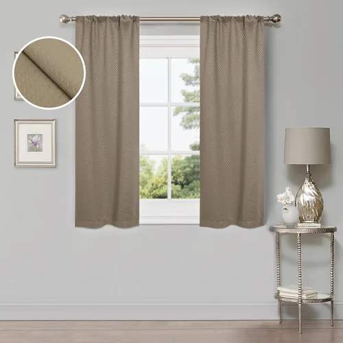 Vista 21 de Superior Cortinas opacas, oscurecimiento de la habitación para dormitorio, sala de estar, bloqueo solar, térmicas, estilo moderno, cabecera
