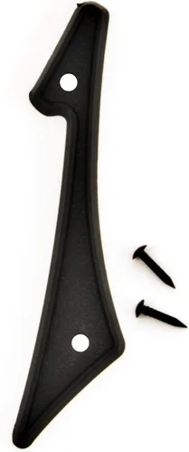 Vista 14 de Hy-Ko Número clásico de plástico reflectante negro de 4 pulgadas, números elevados modernos para casa exterior, marcado cómodo y duradero