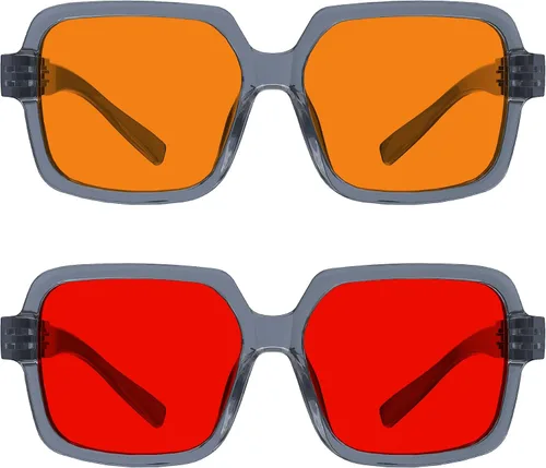Vista 422 de Eyekepper Gafas de luz azul para hombre y mujer, paquete de 6 lentes Pilot Paquete de 6 color mezclado