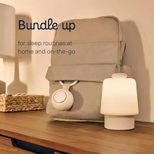 Vista 8 de Hatch Go Máquina de sonido portátil para bebés y niños Chupete para dormir 10 sonidos relajantes Ruido blanco Shush Viaje Regalo
