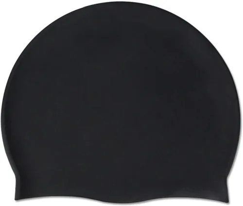 Vista 2 de Uttpll Gorro de natación de silicona impermeable, cómodo gorro de baño, gorro de natación para mujeres y hombres, gorra de baño impermeable