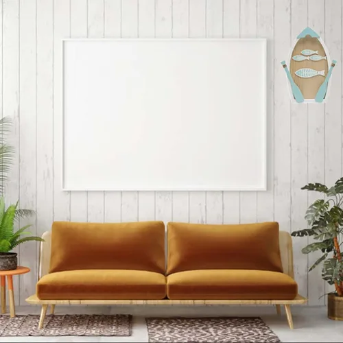 Vista 7 de BESPORTBLE 1 caja para llaves de madera costera, organizador de llaves costero, ganchos de pared mediterráneos, soporte para llaves de pared