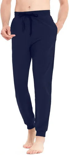 Vista 35 de Idtswch 30/32/34/36/38/40. Pantalones deportivos altos para hombre, extra largos, con bolsillos con cremallera