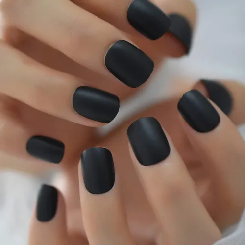 Vista 11 de Gelnails - Uñas postizas cortas a presión con punta francesa blanca, 30 Almendra francesa blanca