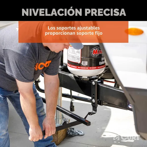 Vista 6 de CURT 17601 TruTrack 2P Enganche de distribución de peso de barra redonda con 2X control de balanceo, hasta 10K, vástago de 2 pulgadas, bola