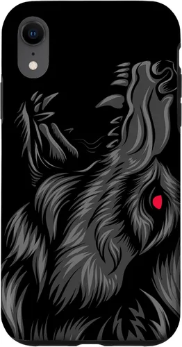 Vista 25 de Viking Fenrir Wolf Howls to The Gods - Norse Mythology Case for iPhone 17