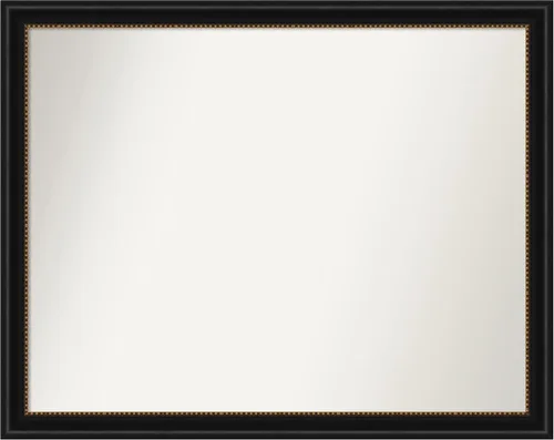 Vista 386 de Amanti Art Espejo personalizado, gran espejo de baño estrecho, espejo de pared o espejo de tocador de baño sobre el fregadero (24 x 24 pulgadas)