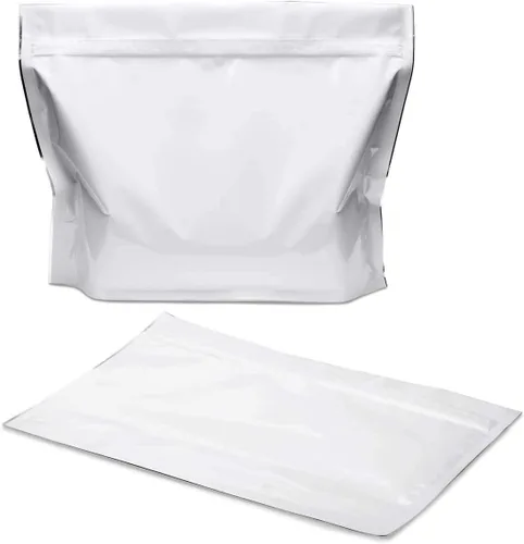 Vista 7 de ASTM-D3475 - 50 bolsas resellables de 12 x 9 x 4 pulgadas, color blanco brillante, bolsas de salida estándar resistentes a los niños