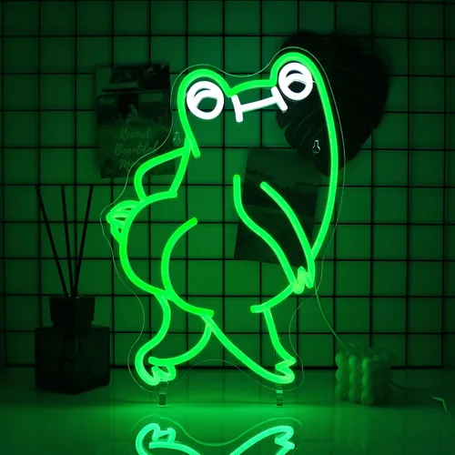 Vista 17 de Letrero de Neón de Gato Vaquero para Decoración de Pared Letreros de Neón LED Letrero Luminoso Decoración de Habitación Luces de Neón Alimentado por