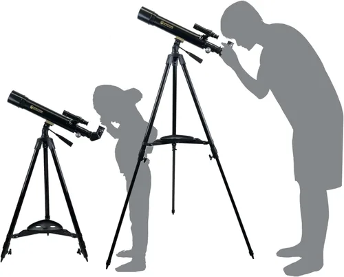 Vista 5 de Telescopio SpectrumOI para niños y adultos, regalo de astronomía, refractor de apertura de 2.362 in con bolsa de transporte y soporte para teléfono