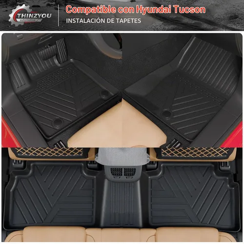 Vista 2 de Juego de alfombrillas para Hyundai Tucson 2022-2025 2026
