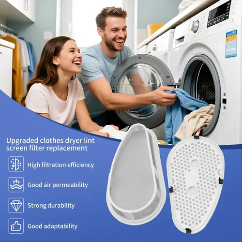 Vista 9 de LDR3822HQ1 LDR3822PQ2 Filtro de pelusa para secadora con cubierta apta para ltg5243dqc wet4024ew0 lte5243dq6 lte5243dq9 lte5243dqa wet4024hw0