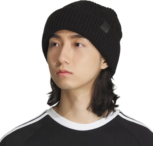 Vista 5 de adidas Unisex-Adult Cable Knit Cuff Fold Beanie
