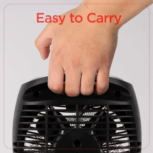 Vista 4 de BLACK+DECKER - Calentador eléctrico con E-Save, calentador personal con 3 ajustes, para oficina, hogar o dormitorio, control de termostato ajustable