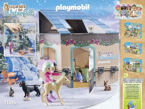 Vista 5 de Playmobil Calendario de Adviento - Paseo en trineo navideño