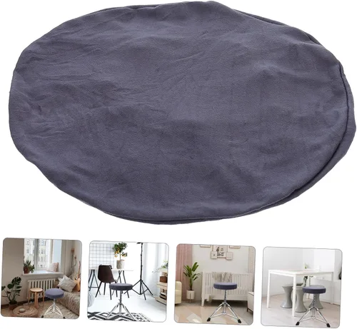 Vista 8 de Funda de taburete de tela Cojín de taburete impreso Funda de silla redonda lavable Cojín de taburete Cojín de taburete Redondo Fundas de taburete