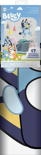 Vista 4 de RoomMates Bluey Adhesivo para pared, pegar y pelar, gigante, RMK5458GM