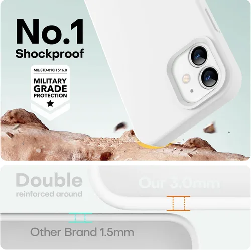 Vista 39 de LOVE 3000 Diseñada para Funda iPhone Air, Silicona Premium [Compatible con Magsafe][Forro de Microfibra Suave Anti-Rayones] Funda Protectora