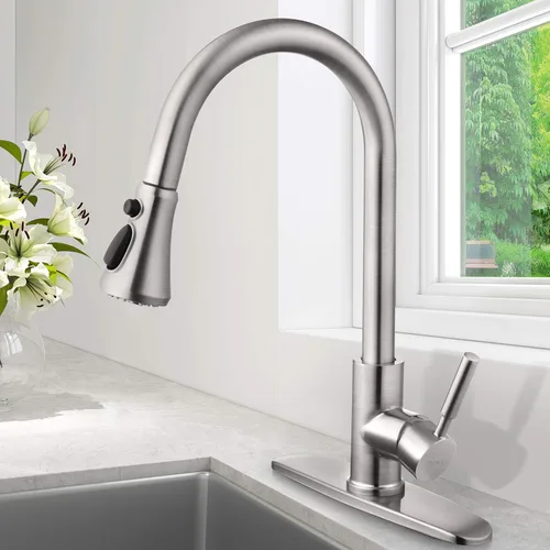 Vista 13 de SOKA Grifos táctiles de fregadero de cocina Bronce frotado con aceite