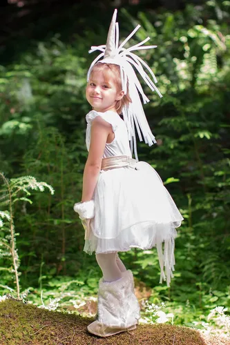 Vista 2 de Vestido de disfraz de unicornio Princess Paradise, blanco, talla L