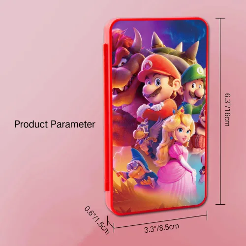 Vista 48 de PERFECTSIGHT Switch Game Case Compatible with Nintendo Switch Game Holder for Switch OLED/ Lite Game Card Case Cartridge with 24 Slots Game Card