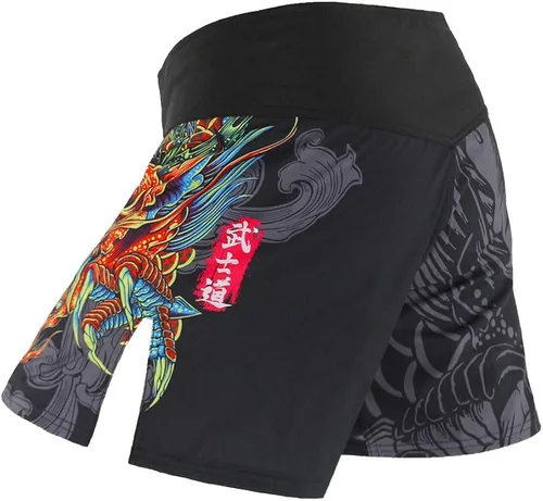 Vista 8 de SUOTF Pantalones cortos de boxeo para hombres y hombres, BJJ para hombres