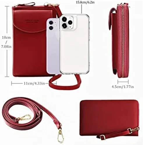 Vista 2 de Por Selena the Original Clutch Wallet, la cartera original de Selena, cartera de mano de selenathelabel