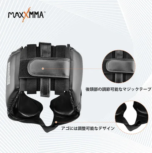 Vista 3 de MaxxMMA - Protector de cabeza L/XL para boxeo, entrenamiento MMA, kickboxing, sparring, karate, taekwondo