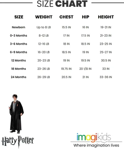 Vista 7 de Harry Potter Conjunto de traje de 3 piezas para bebé overol con capucha y pantalones