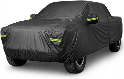 Vista 16 de Waterproof Cover for Jeep Wrangler 2-Door with Driver Door Zipper Negro