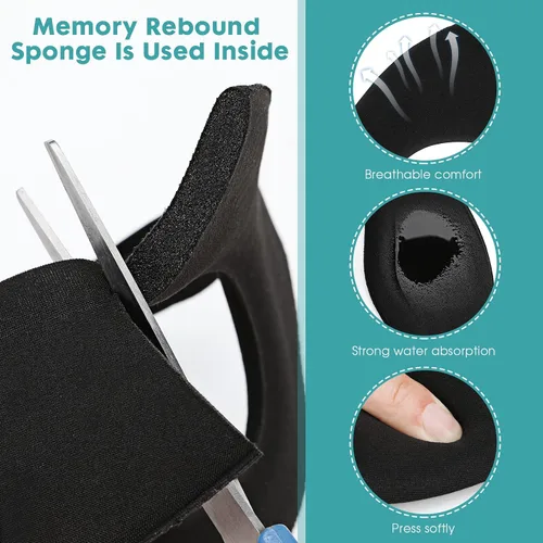 Vista 8 de VRMASTER Forehead Pad-2 pcs Foam and Sweat Band - 5 pcs Bundles for Meta Quest Pro Accessories