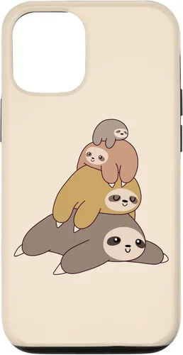 Vista 28 de Sloth Stack Cartoon Graphic Design Cute Doodle Phone Case for iPhone 17