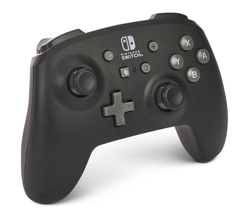 Vista 3 de PowerA Wireless Nintendo Switch Controller - Midnight, AA Battery Powered (Battery Included), Nintendo Switch Pro Controller, Mappable Gaming