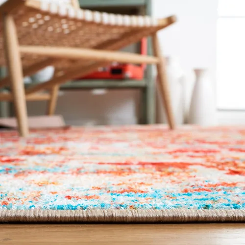 Vista 5 de SAFAVIEH Bahia Collection - Alfombra de pasillo de 2 pies 2 pulgadas x 9 pies, diseño bohemio sobreteñido, no desprende pelusa y de fácil cuidado