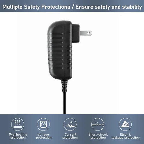 Vista 3 de Digipartspower Adaptador de CA para Chuwi Vi8 8 Android Tablet PC, cable de fuente de alimentación, cargador PSU