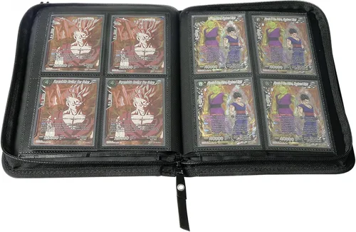 Vista 5 de Mini carpeta TopLoader Capacidad para 96 tarjetas Álbum de 4 tarjetas coleccionables Carpeta de almacenamiento a largo plazo Mangas de carga