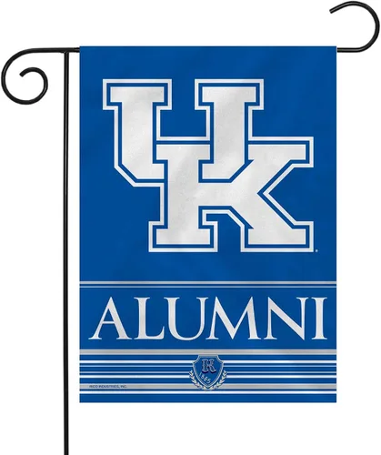 Vista 74 de Rico Industries NCAA Alumni - Bandera de jardín de doble cara de 13 x 18 pulgadas
