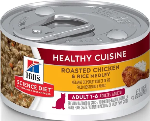 Vista 11 de Hill's Science, comida enlatada guisada dietética para perros, 2.8 onzas, paquete de 24, Adulto #1 Recomendado por veterinarios, salmón escalfado