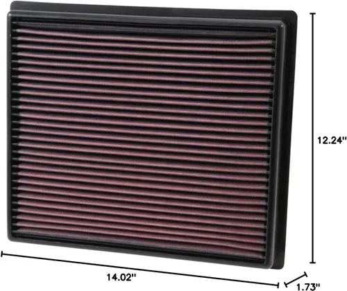Vista 12 de K&N 33-5017 Filtro de aire de repuesto de alto rendimiento para 2014 – 2017 Toyota Tacoma/Tundra/Sequoia V6/V8, Filtro para aire