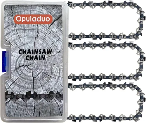 Vista 7 de 3 cadenas de motosierra de 10 pulgadas, cadena de repuesto para WORX WG309, cadena de 10 pulgadas para Sun Joe SWJ803E SWJ807E - 3/8 pulgadas, 050