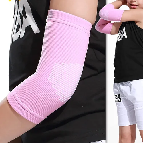 Vista 7 de Protector de brazo para niños, coderas de compresión, coderas para niños, protección para el codo para ciclismo, deportes, baloncesto, voleibol
