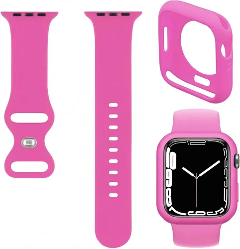 Vista 7 de Funda protectora y correa compatibles con Apple Watch iWatch Series