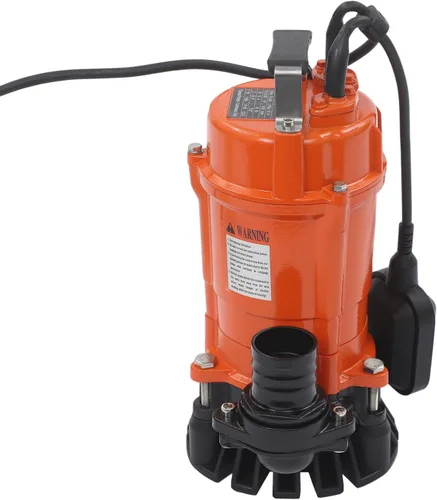 Vista 4 de Bomba sumergible de aguas residuales 750W (1HP) 5019GPH Caudal 59ft Altura de elevación IP68