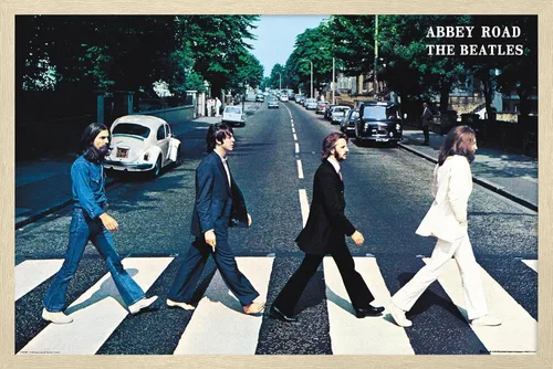 Vista 14 de Trends International Beatles-Abbey Road - Póster de pared, 22.375 x 34 pulgadas, versión sin marco, dormitorio